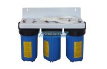 Központi 3 vízszűrős 10x4" BigBlue szűrő készlet