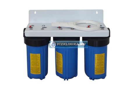 Központi 3 vízszűrős 10x4" BigBlue szűrő készlet