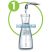  LAICA GlasSmart 1,1 literes üveg vízszűrő palack 1 db szűrő disk-kel