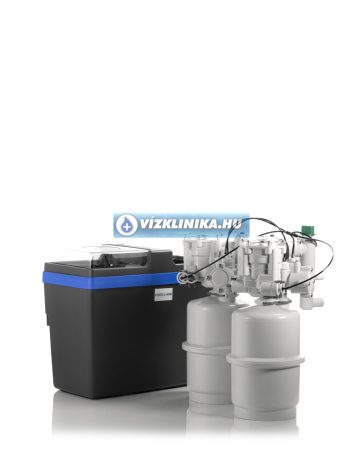Hydrosoft 200B DUPLEX elektromos áram nélkül működő víz és sótakarékos vízlágyító külön sóléoldó tartállyal Hydrosoft 200B DUPLEX elektromos áram nélkül működő víz és sótakarékos vízlágyító külön sóléoldó tartállyal