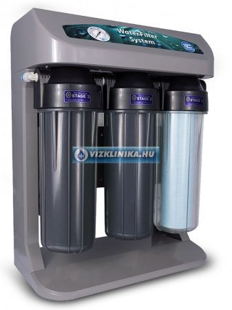  Aquafilter ELITE7 fordított ozmózisos 7 utas víztisztító (szürke) nyomásfokozóval