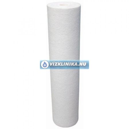 Cserélhető 20x4" BigBlue szűrőbetét, 0.5 mikron finomság, PP,  préselt