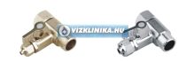   Bekötő T idom,  3/8"-os sarokszelephez, 1/4" vagy 3/8" víztisztító csőhöz hollanderes gyorscsatlakozóval