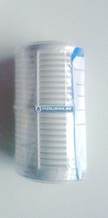 Mosható, műanyag hálós szűrőbetét, 80/100 mikronos, 5x2,5" méret