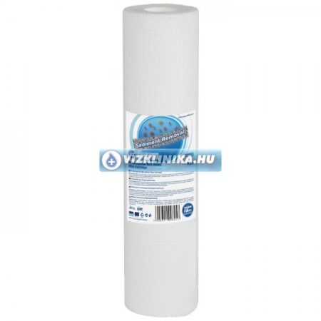 Szűrő betét lebegő anyag szűréshez, 10x2,5" (1, 5, 20 és 50 mikronos - Aquafilter)