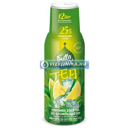 FruttaMax Bubble12 LIGTH Citromos zöld tea ízű szörp