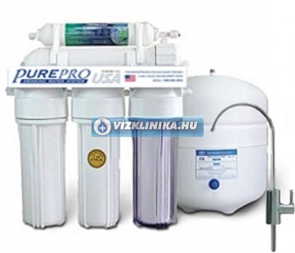 PurePro EC105 RO víztisztító, modern csappal