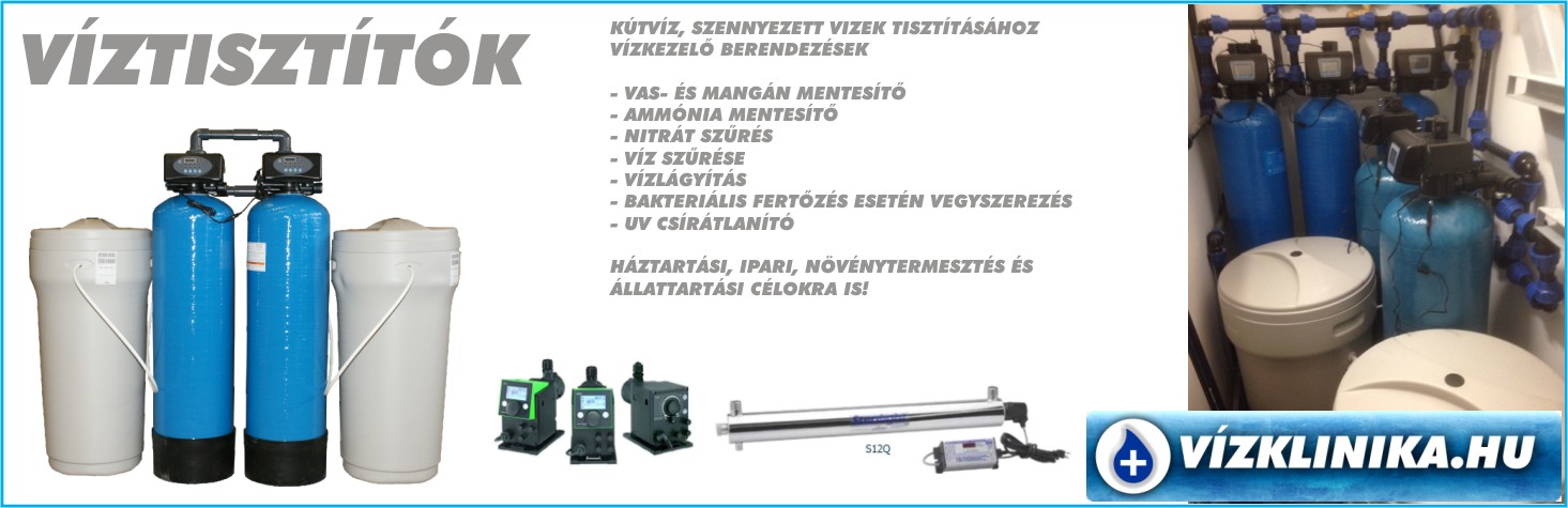 Vízklinika.hu Víztisztító berendezések Vízklinika.hu Víztisztító berendezések